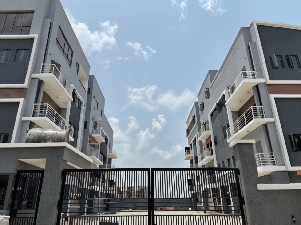 TWIN FOUR-STOREY RESIDENTIAL BUILDING